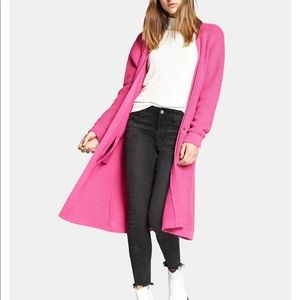Sanctuary Hit The Road long pink Cardigan Duster
